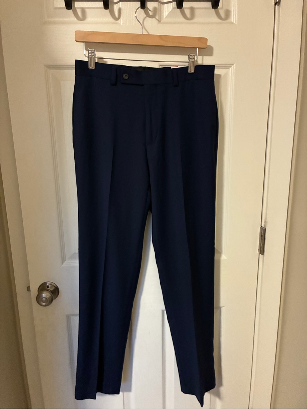 Calvin Klein Men's Navy Dress Pants - Slim Tailored Look